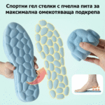 Стъпка към комфорт с 4D масажиращи стелки!