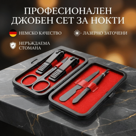 ДЖОБЕН СЕТ от 5-части за лична грижа